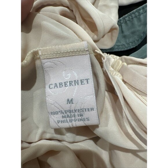 Cabernet M Beige Sleeveless Slip Dress 100% Polyester - Picture 4 of 4